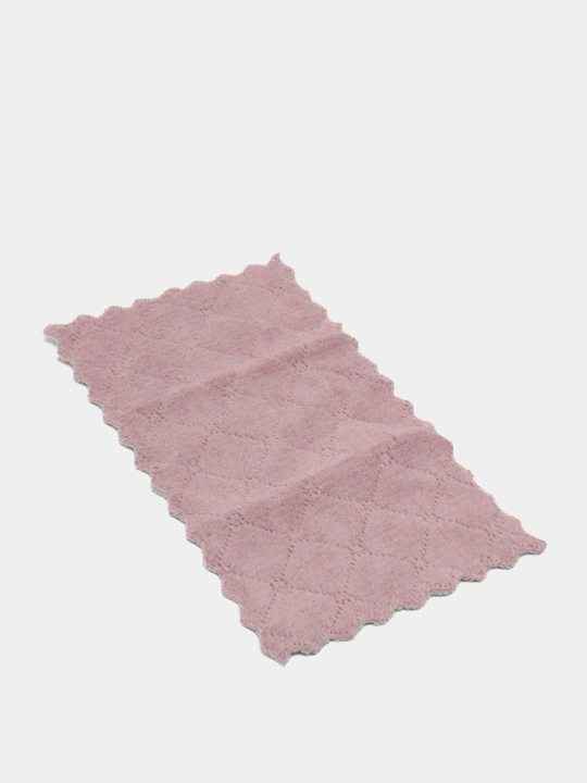 Oshxona lattasi ikki rangli mikrofiber mato, sochiq