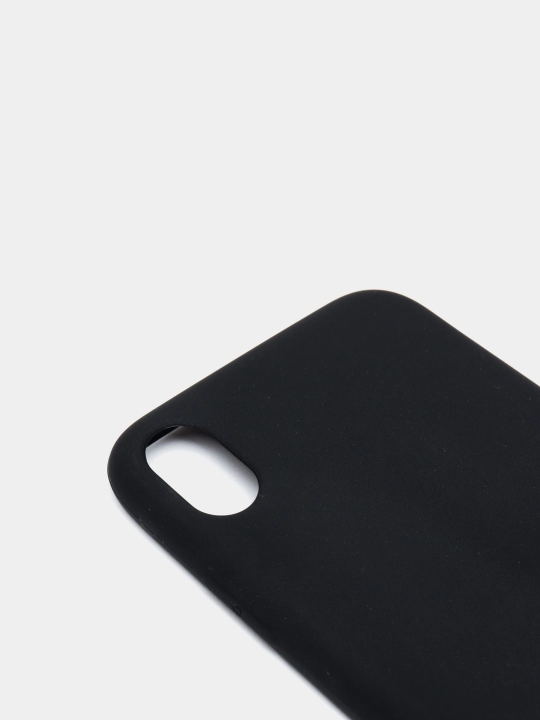 Silikon qora matli g'ilof iPhone 5 5S SE 6 Plus 6S Plus 7 8 Plus X XS XR 11 Pro Max