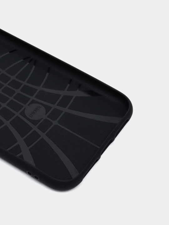Silikon qora matli g'ilof iPhone 5 5S SE 6 Plus 6S Plus 7 8 Plus X XS XR 11 Pro Max