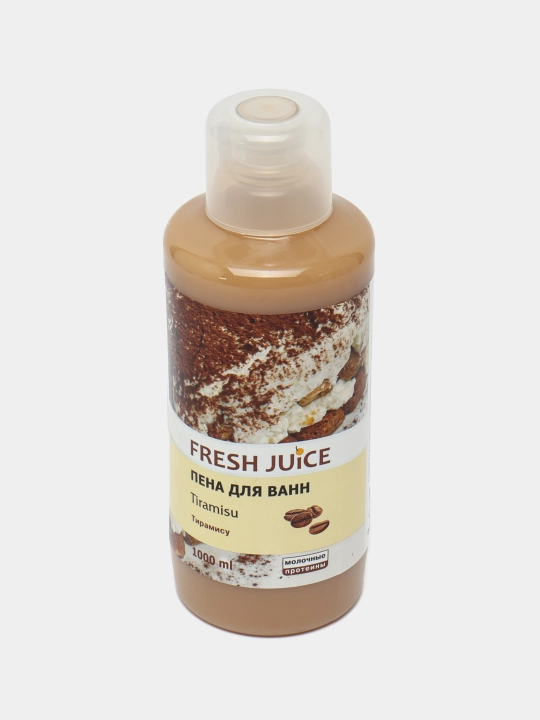 Пена для ванны, Тирамису, увлажняющая, ароматная, 1000 мл - Fresh Juice