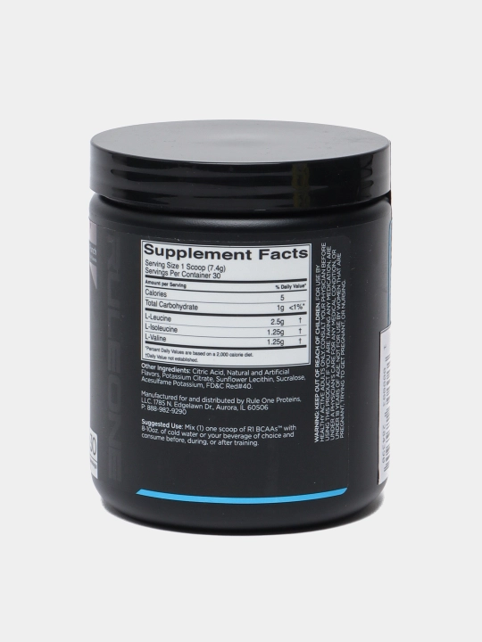 БЦА R1 BCAAS Micronized BCAAs 222г 30 порций