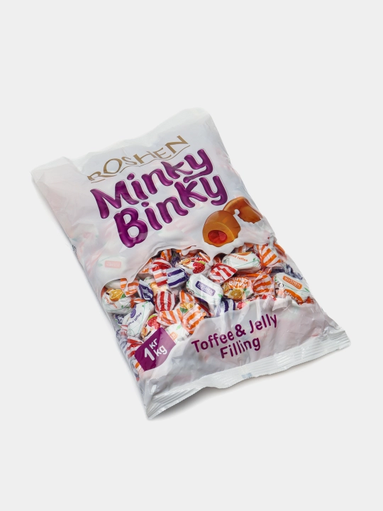 Iris Roshen Minky Binky jele bilan to'ldirilgan, 1 kg