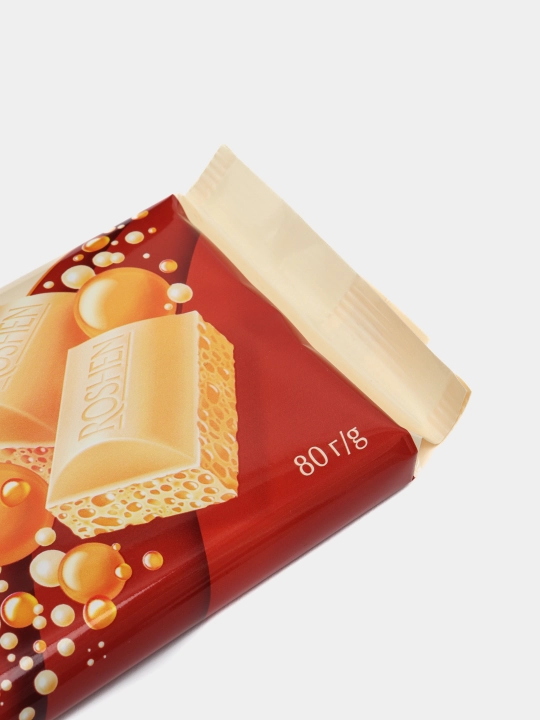 Шоколад Roshen Caramel Bubble белый, 80 г
