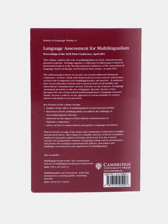 Language Assessment for Multilingualism, Coreen Docherty, Fiona Barker