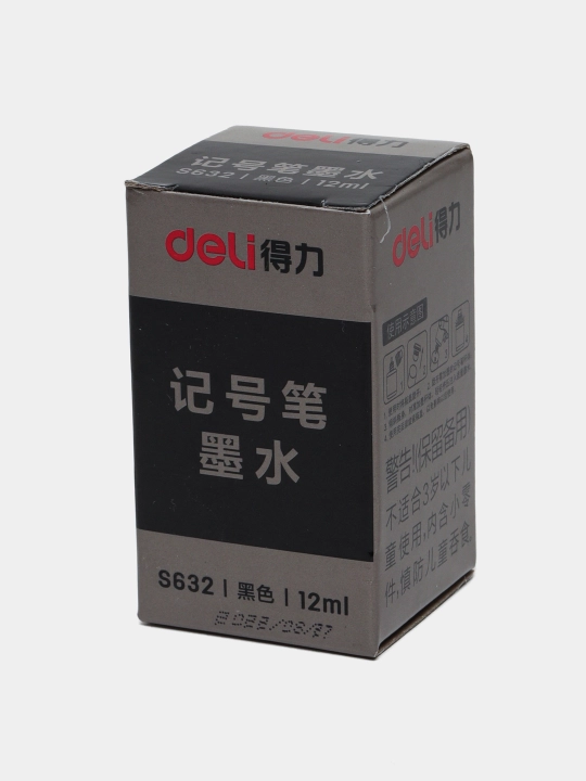 Чернила для маркера Deli 102-103 ES632, черные