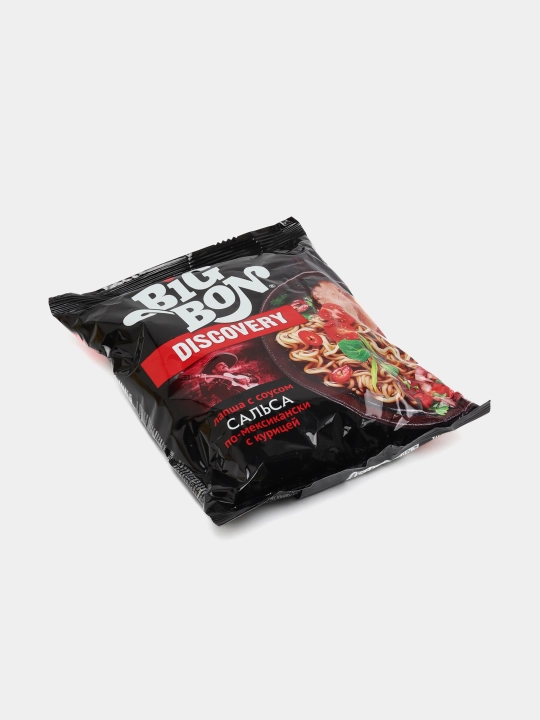 Lapsha Big Bon Discovery meksika salsa sousi, tovuq bilan