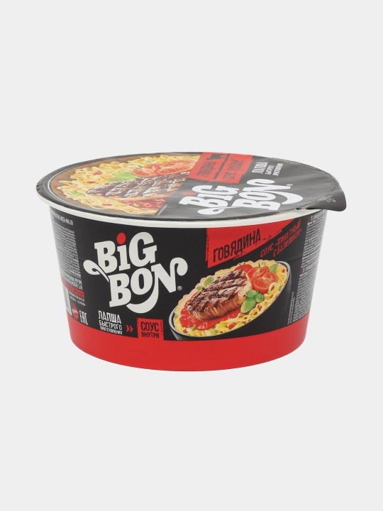 BigBon noodle mol go'shti pomidor faslag'an sousi, 85 g