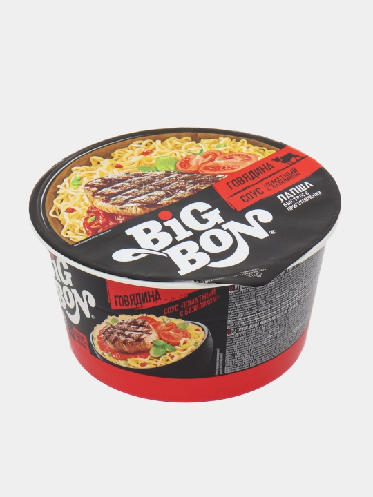 BigBon noodle mol go'shti pomidor faslag'an sousi, 85 g