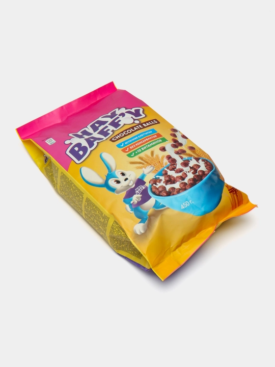 Tayyor nonushta HayBaff'y, shokoladli sharchalar, 450 gr