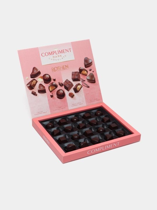 Korobkali konfetalar Roshen Compliment, 150 g