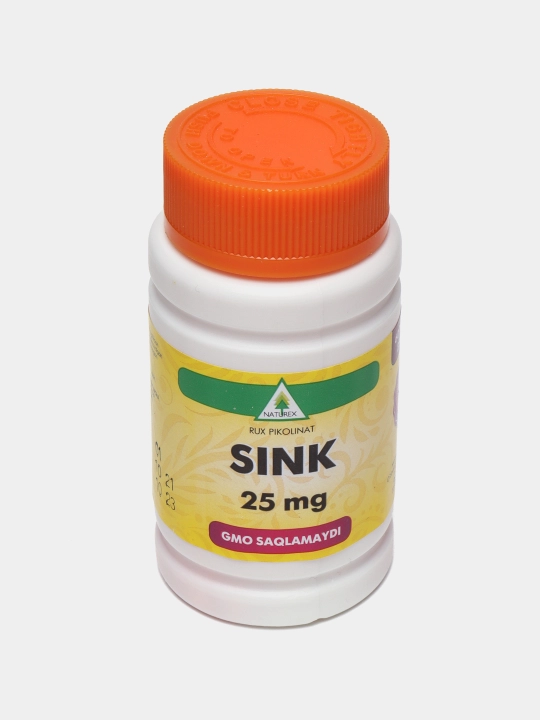 Цинк Naturex Pikolinat, 60 капсул, 25 мг - 