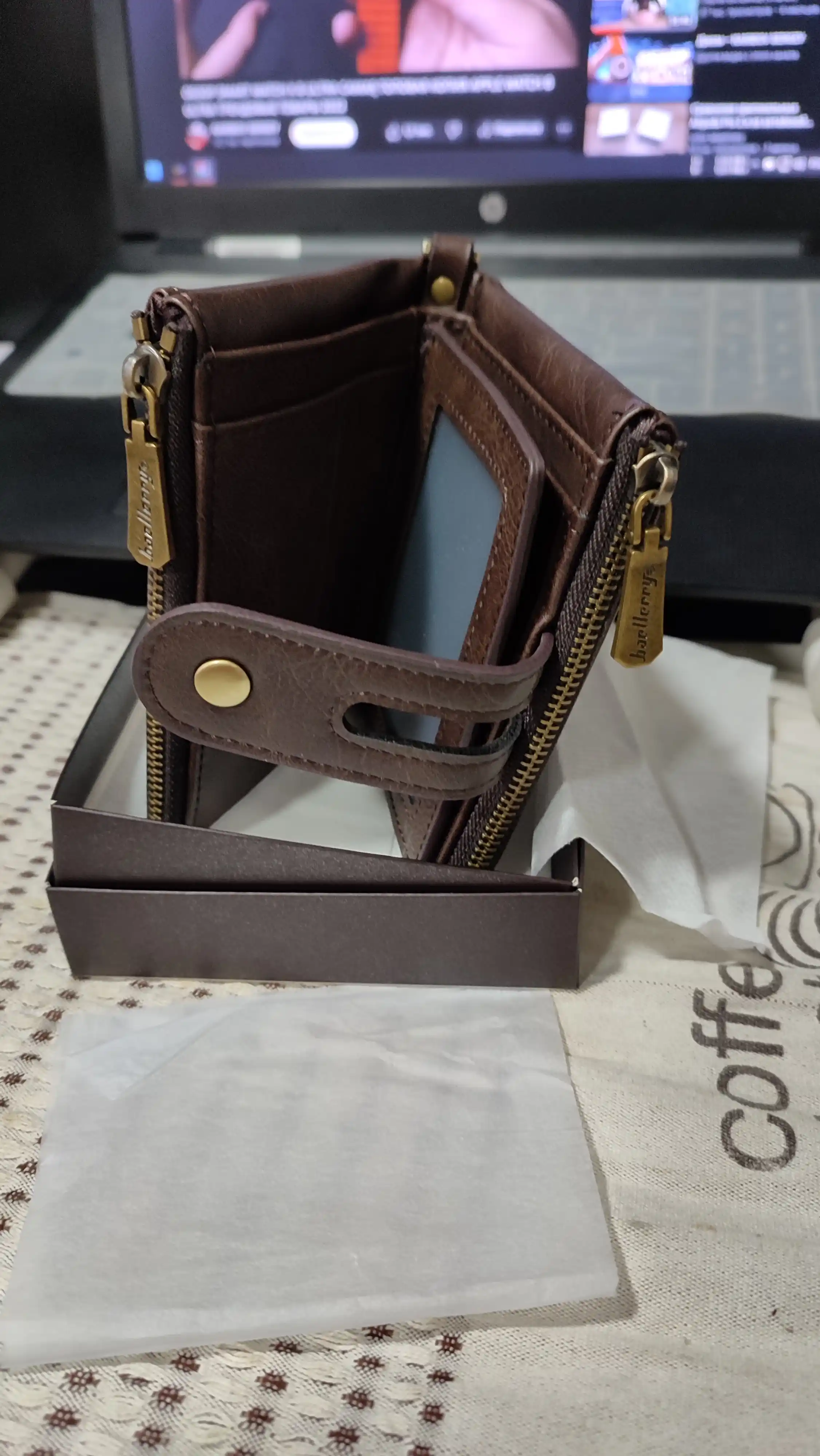 Hamyon erkaklar uchun Baellerry Modern Coffee