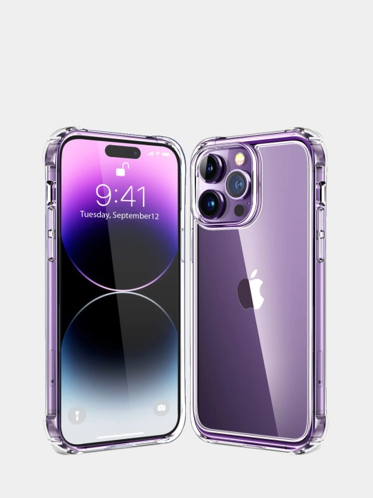 Противоударный силиконовый чехол для iPhone 12, 13, 14 Mini Pro Max Plus