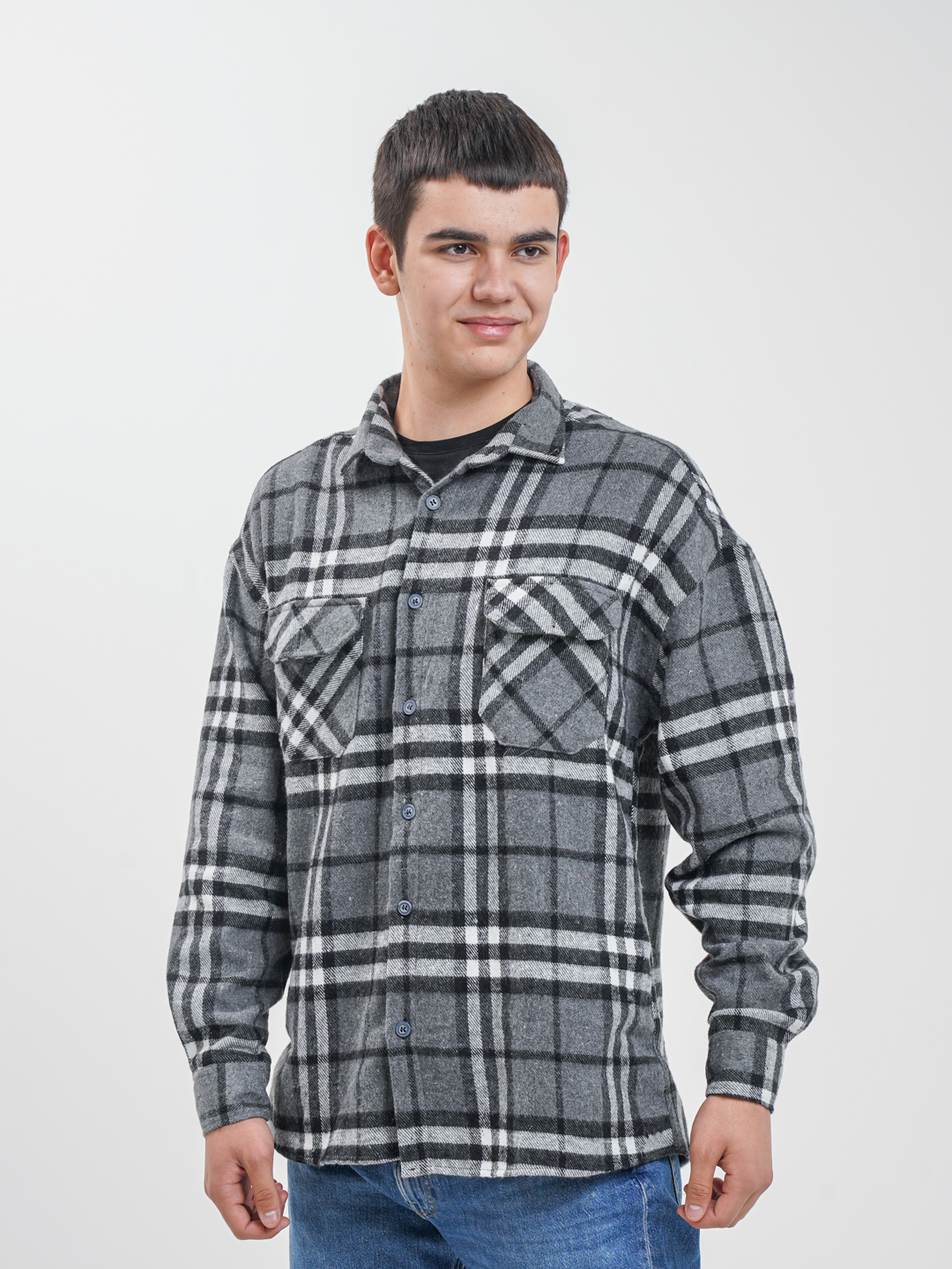 Рубашка мужская Rewear на каждый день - 