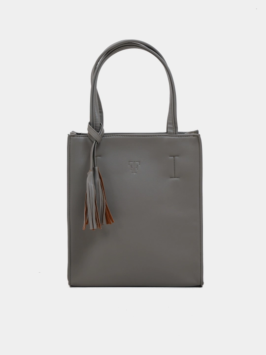 Sumka ayollar uchun tote eko teridan uzun tutqichli va kistali 28×32×13 sm