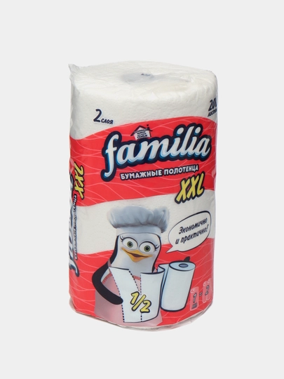 Кухонное полотенца Familia XXL, 2 слоя 1 рулон — GOODCAR-GOO0058