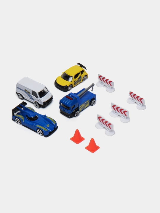 Avtomobillar to'plami TZ Die-cast Race Team ast 1417249, 7.5 sm