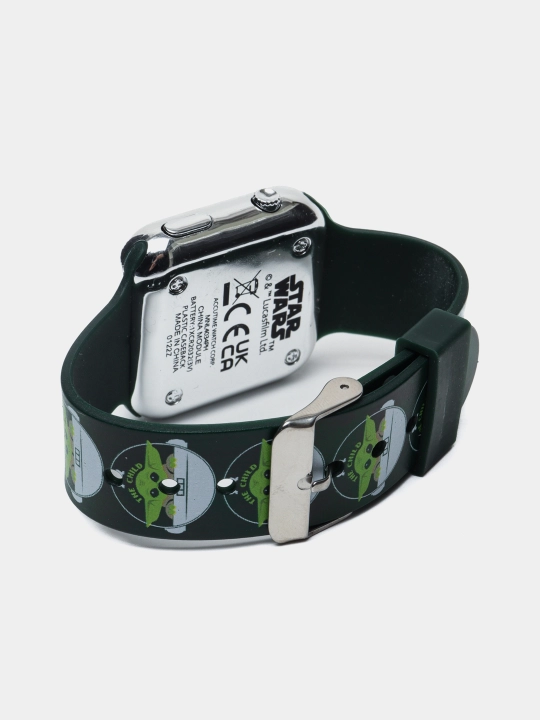 Детские наручные часы SW Mandalorian silicone strap LED w MNL4034