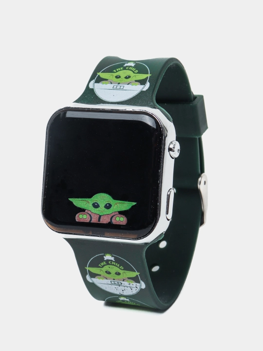 Детские наручные часы SW Mandalorian silicone strap LED w MNL4034 - 