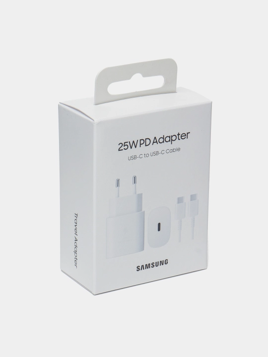 Зарядное устройство Samsung 25W PD Adapter USB-C to USB-C Cable