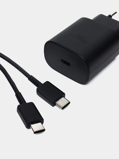 Зарядное устройство Samsung 25W PD Adapter USB-C to USB-C Cable