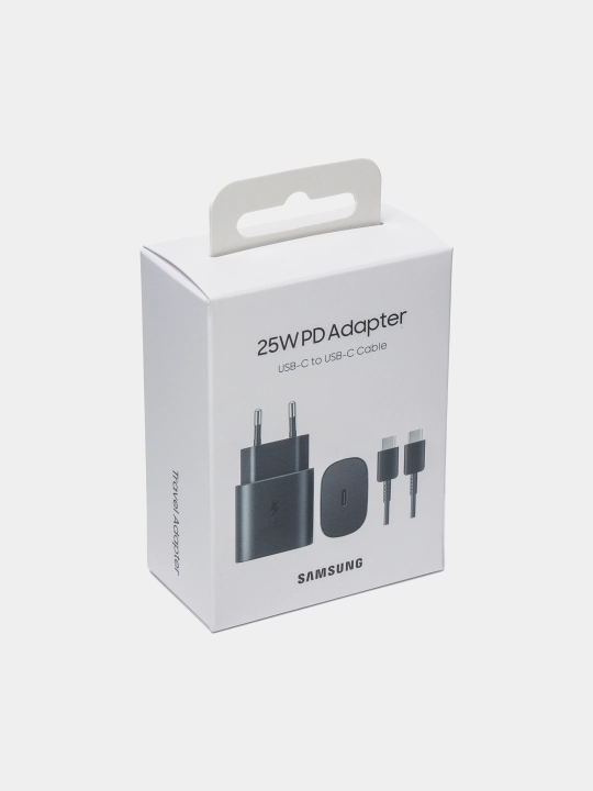 Зарядное устройство Samsung 25W PD Adapter USB-C to USB-C Cable