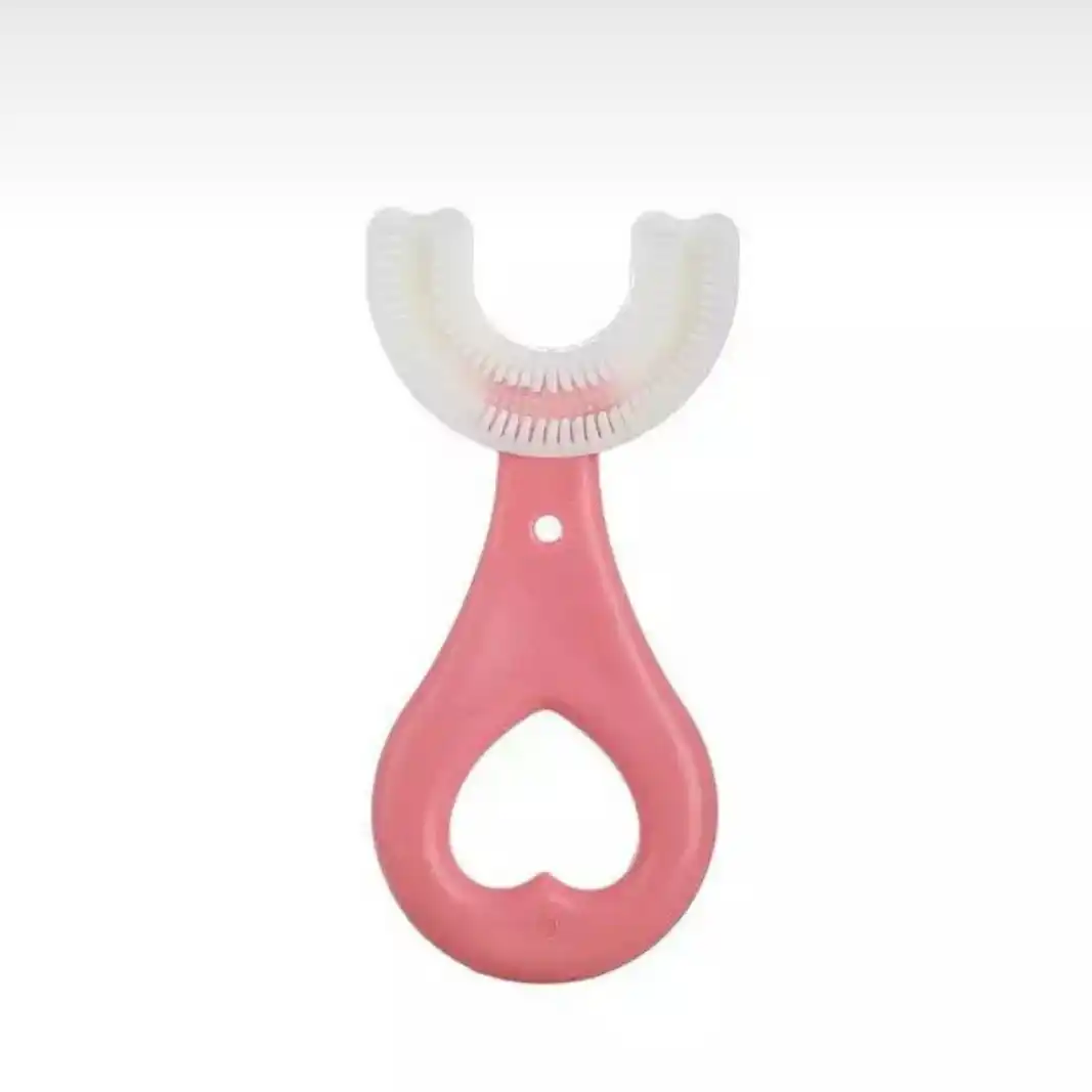 Детская зубная щётка, U-образная, силиконовая