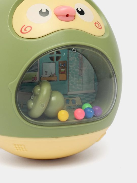 Игрушка для ванной, уточка неваляшка, брызгалка, для малышей