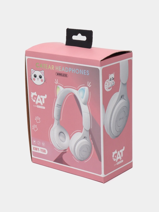 Simsiz bolalar quloqchinlari Cat Ear Bluetooth, quloqlari porlovchi mushuk