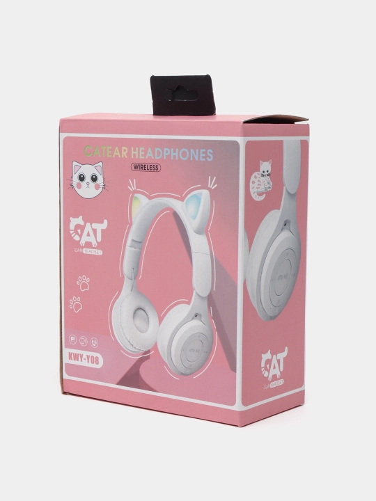 Simsiz bolalar quloqchinlari Cat Ear Bluetooth, quloqlari porlovchi mushuk