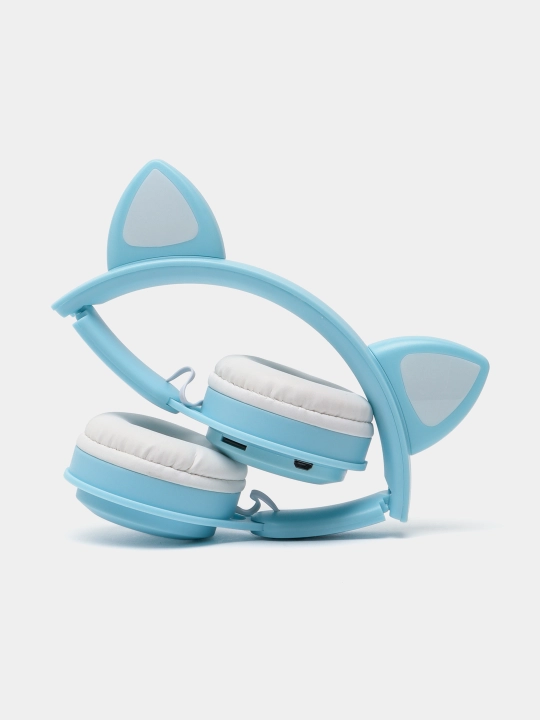 Simsiz bolalar quloqchinlari Cat Ear Bluetooth, quloqlari porlovchi mushuk