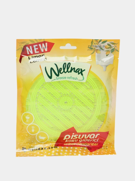 Дезодорант для писсуара Wellnax Лимон, 50 г - 