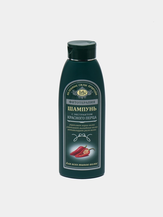 Shampun Iris Cosmetic, fitoterapiya qizil qalampir ekstrakti bilan, 500 ml - 