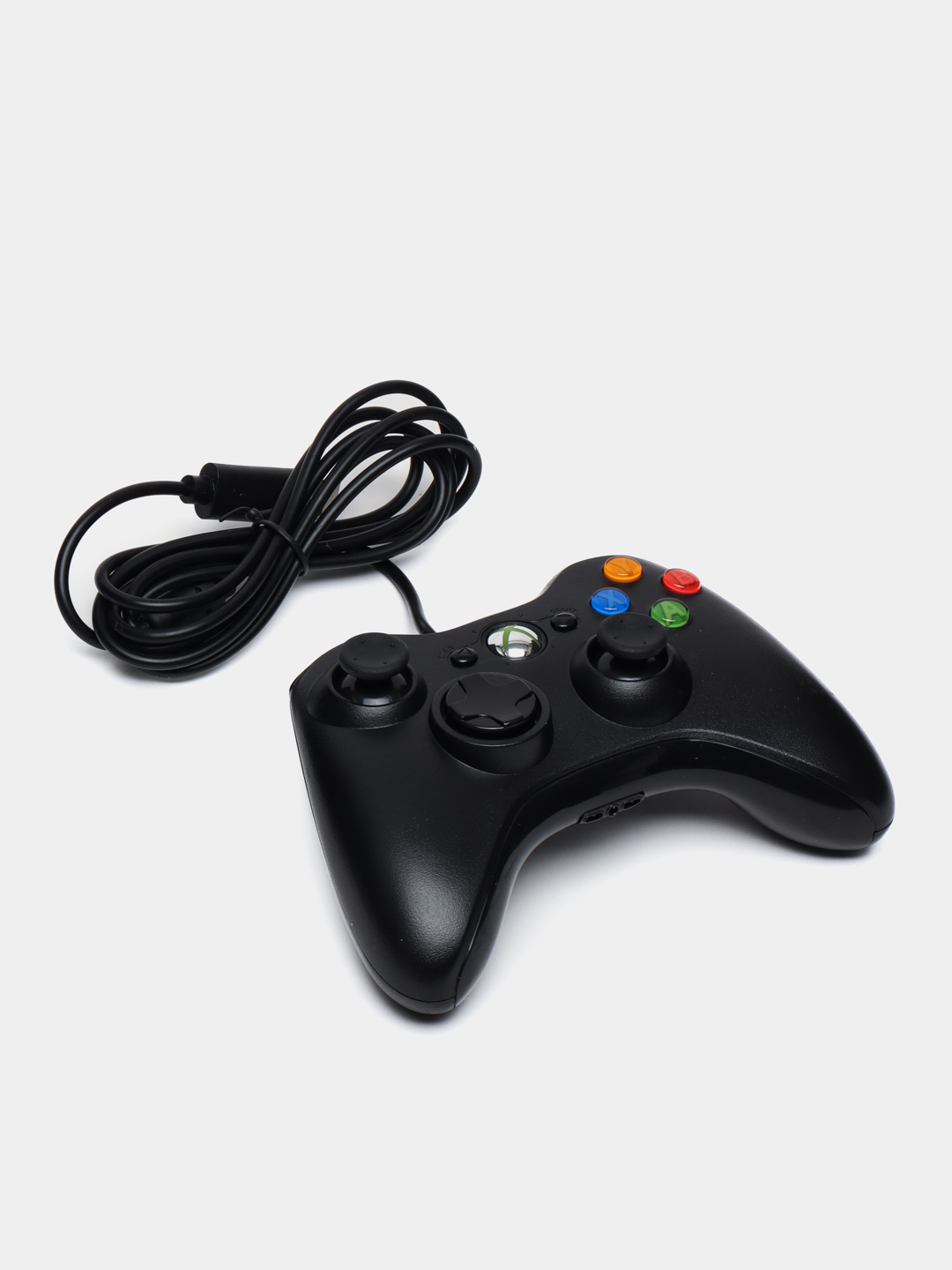 Игровой проводной контроллер Xbox 360 джойстик для икс бокс геймпад черный  USB controller купить по низким ценам в интернет-магазине Uzum (224399)