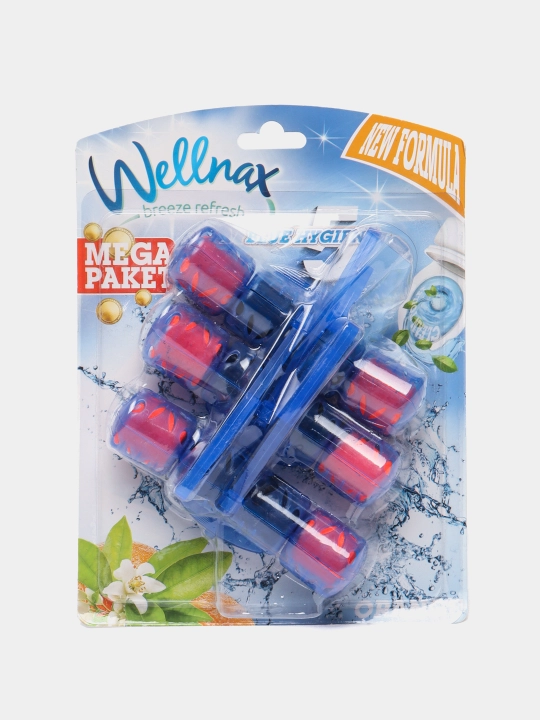 Wellnax Tualet Rim Blok Moviy suv, 3 * 50 g - 