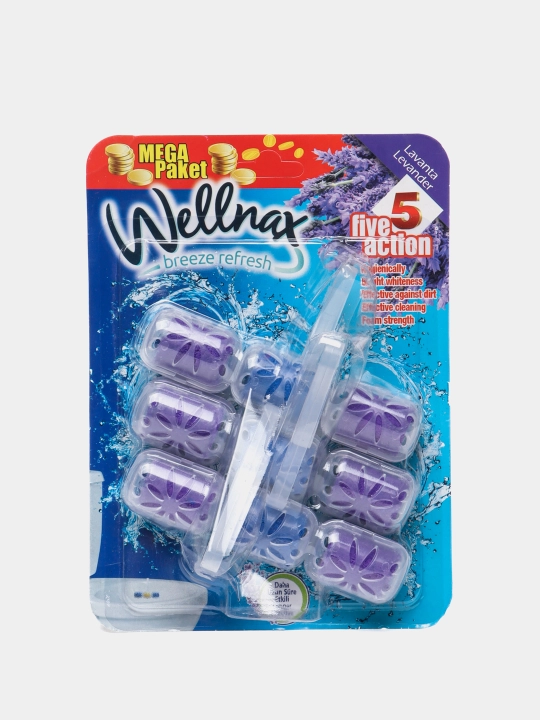 Блоки для туалета Wellnax Лаванда, 3 * 57 г - 