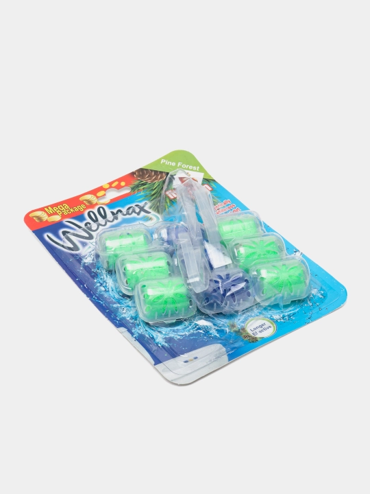 Блок для туалета Wellnax, сосна, 3 шт * 57 г
