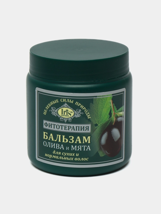 Sochlar uchun balzam Iris Zaytun va Yalpiz Fitoterapiya, 500 ml - 