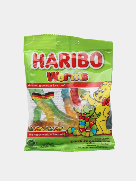 Жевательный мармелад Haribo Worms, 80 г