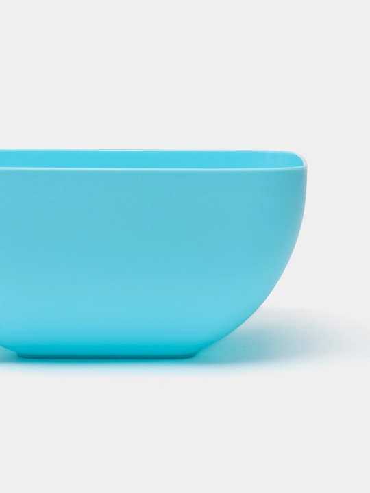 Kvadrat katta likopcha, 23.5 * 23.5 * 11.5 sm, 4 litr