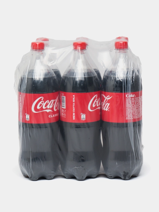Gazlangan ichimlik Coca-Cola klassik, 1.5 litr * 6 dona - 