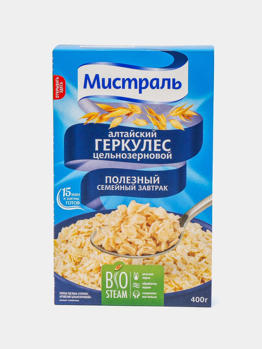 Хлопья Мистраль Геркулес Алтайский, 400 г купить по низким ценам в ...