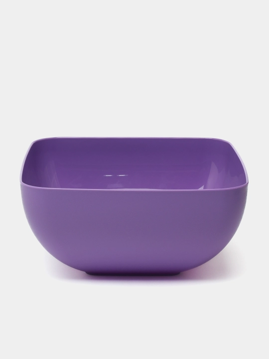 Kvadrat katta likopcha, 23.5 * 23.5 * 11.5 sm, 4 litr