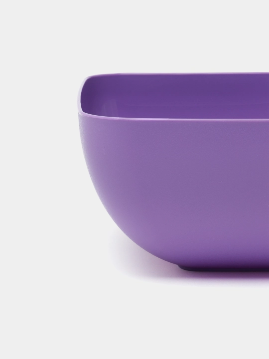 Kvadrat katta likopcha, 23.5 * 23.5 * 11.5 sm, 4 litr