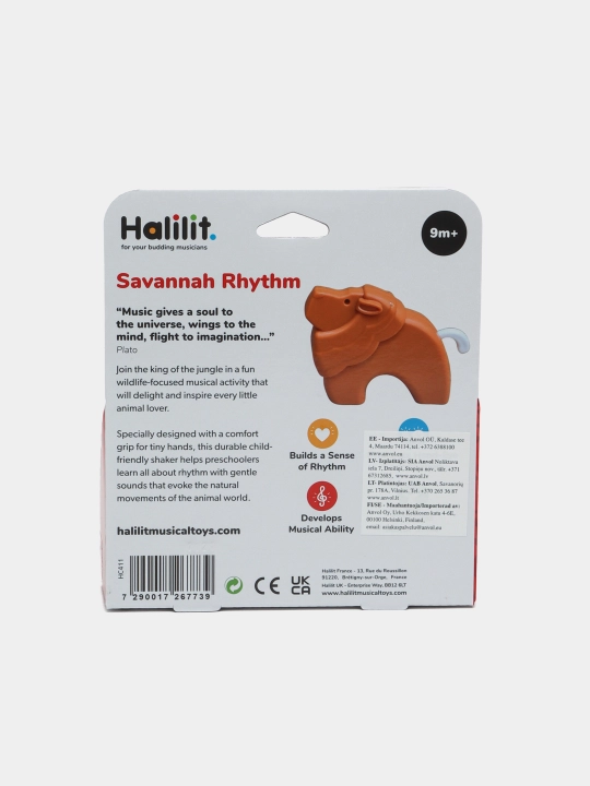 Погремушка для детей Halilit Savannah Rhythm, Lion HC411