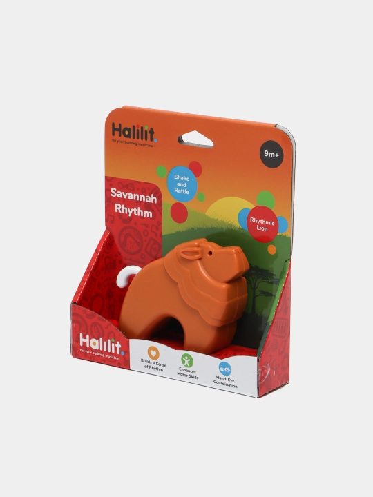 Погремушка для детей Halilit Savannah Rhythm, Lion HC411