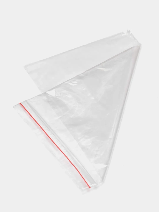 Zamokli paketlar Zip-lock, 100 dona