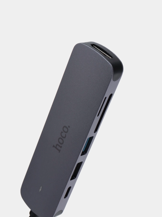 Hub adapter Type-C HDTV PD USB3.0 USB2.0 SD TF HUB Hoco HB28