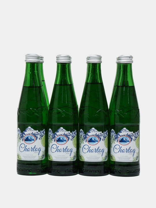 Минеральная вода Chortoq, со вкусом лайма, 330 мл * 12 шт