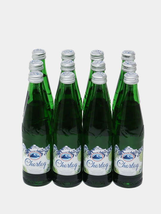 Минеральная вода Chortoq, со вкусом лайма, 330 мл * 12 шт